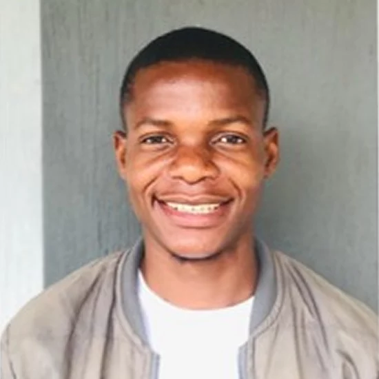 A portrait of Doylance Mbungelat